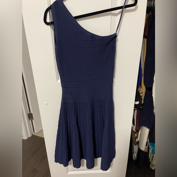 Michael Kors one shoulder knit skater dress - Picture 3 of 6
